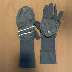 lululemon athletica Charcoal Convertible Mittens